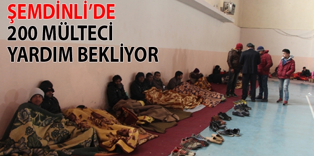 Şemdinli’de 200 Mülteci Yardım Bekliyor