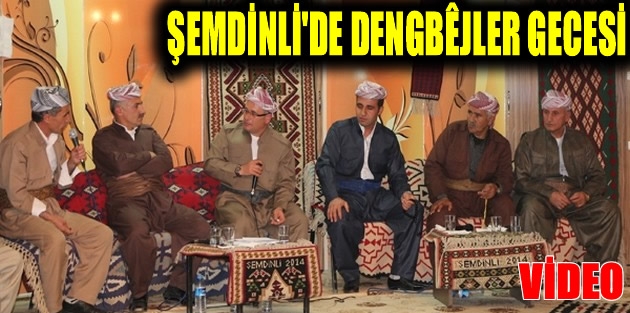 Şemdinli'de Dengbêjler Gecesi