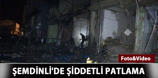 Şemdinli’de patlama ve silah sesleri