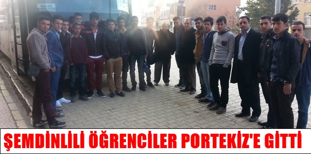 Şemdinlili Öğrenciler Portekiz'e Gitti