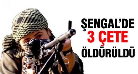 Şengal’de 3 çete öldürüldü