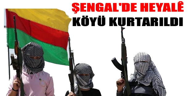 Şengal'de Heyalê köyü kurtarıldı