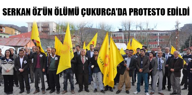 Serkan Öz’ün Ölümü Çukurca’da Protesto Edildi