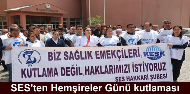 SES'ten Hemşireler Günü kutlaması