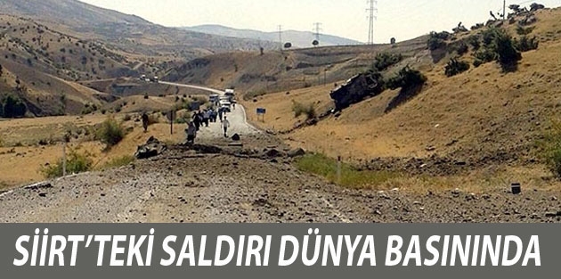 Siirt’teki Saldırı Dünya Basınında 