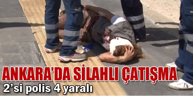 Silahlar ateşlendi: 2’si polis 4 yaralı