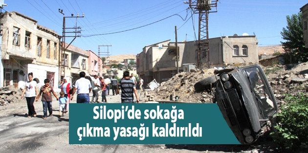 Silopi’de sokağa çıkma yasağı kaldırıldı