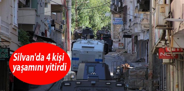 Silvan'da 4 kişi yaşamını yitirdi