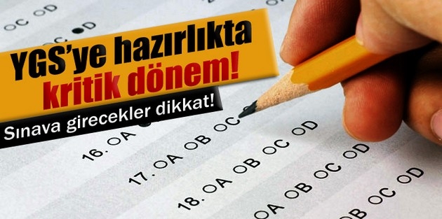 Sınavlara hazırlıkta kritik dönem