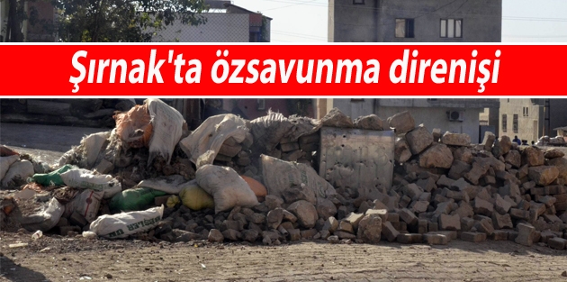 Şırnak'ta özsavunma direnişi