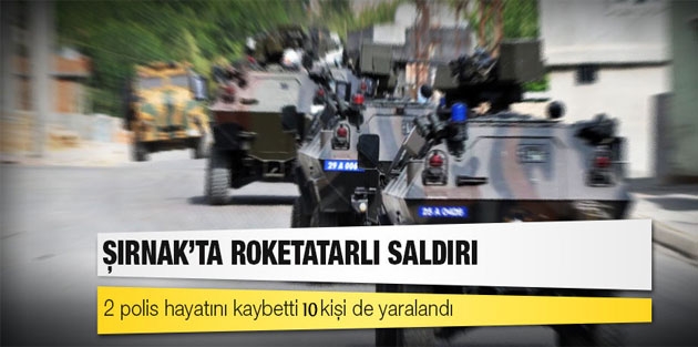 Şırnak’ta polis servis aracına saldırı: 2 polis hayatını kaybetti