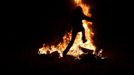 Suruç'ta Newroz ateşi yanmaya başladı