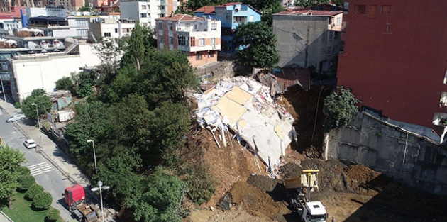 Sütlüce'deki çökme nedeniyle çevre binalarda başlatılan inceleme tamamlandı