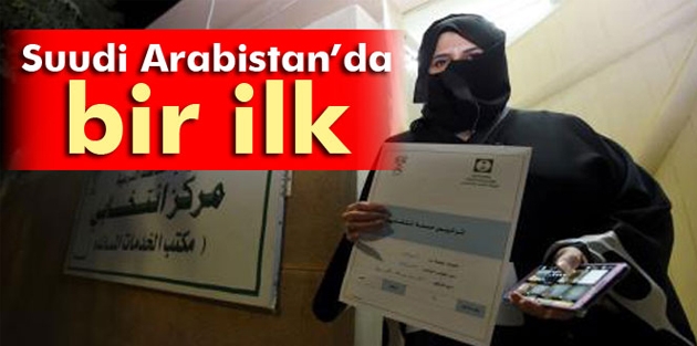 Suudi Arabistan’da kadınlar ilk kez sandık başında