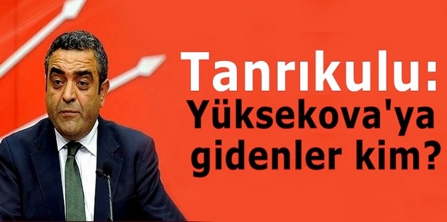 Tanrıkulu: Yüksekova'ya gidenler kim?