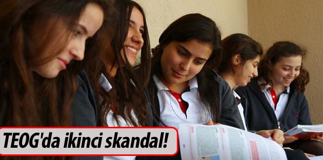 TEOG'da ikinci skandal!