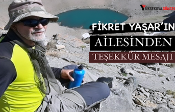 Fikret Yaşar’ın Ailesinden Taziye Teşekkür Mesajı