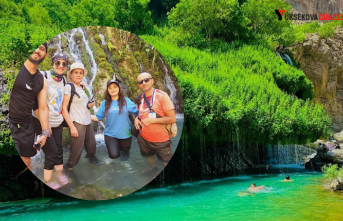 Hakkari’nin Doğa Harikası “Kaval Şelalesi” Doğaseverlerin Uğrak Mekanı Oldu