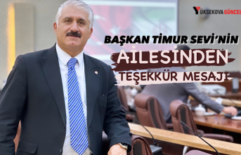 Timur Sevi’nin Ailesinden Taziye Teşekkür Mesajı