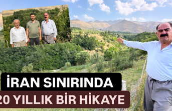 İran sınırını ‘Yeşil Vadi’ye çevirdi