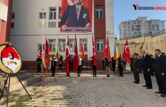 Yüksekova’da 10 Kasım Atatürk’ü Anma Günü