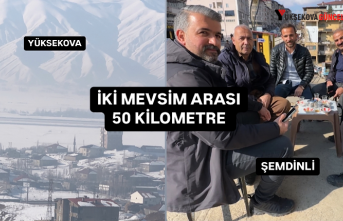 İki mevsim arası 50 kilometre: Yüksekova’da dondurucu...