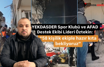 Asrın Felaketinde Görev Üslenen YEKDASDER ve AFAD...