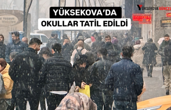 Yüksekova’da Okullar Tatil Edildi