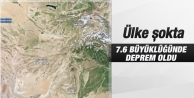 Afganistan'da 7,5 büyüklüğünde deprem!