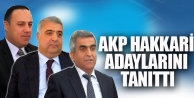 AKP hakkari adaylarını tanıttı