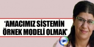 'Amacımız sistemin örnek modeli olmak'