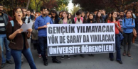 Ankara Üniversitesi’nde YÖK protestosu