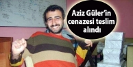 Aziz Güler’in cenazesi teslim alındı