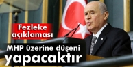 Bahçeli'den fezleke açıklaması