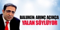 Baluken: Arınç açıkça yalan söylüyor