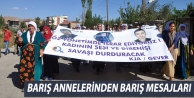 Barış Anneleri Barış Mesajları Verdi