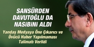 Başbakan Davutoğlu’na Sansür