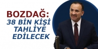 Bozdağ: 38 bin kişi tahliye edilecek