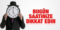 Bugün saatinize dikkat edin! Kış saati uygulaması...