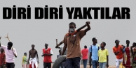 Burundi'de göstericiler bir genci diri diri yaktı