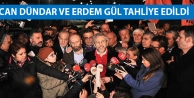 Can Dündar ve Erdem Gül tahliye edildi