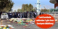 Canlı bombalar saldırıdan 3 gün önce Emniyete...