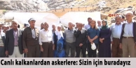 Canlı kalkanlardan askerlere: Sizin için buradayız