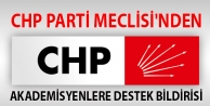 CHP Parti Meclisi'nden akademisyenlere destek bildirisi