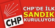 CHP'de ilk sandık perşembe kuruluyor