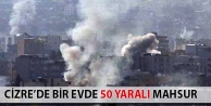 Cizre’de bir evde 50 yaralı mahsur