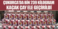 Çukurca’da Bin 239 Kilogram Kaçak Çay Ele Geçirildi