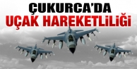 Çukurca'da uçak hareketliliği