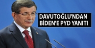 Davutoğlu'ndan Biden'e PYD yanıtı