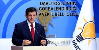 Davutoğlu'nun Görevlendirdiği 9 Vekil Belli Oldu